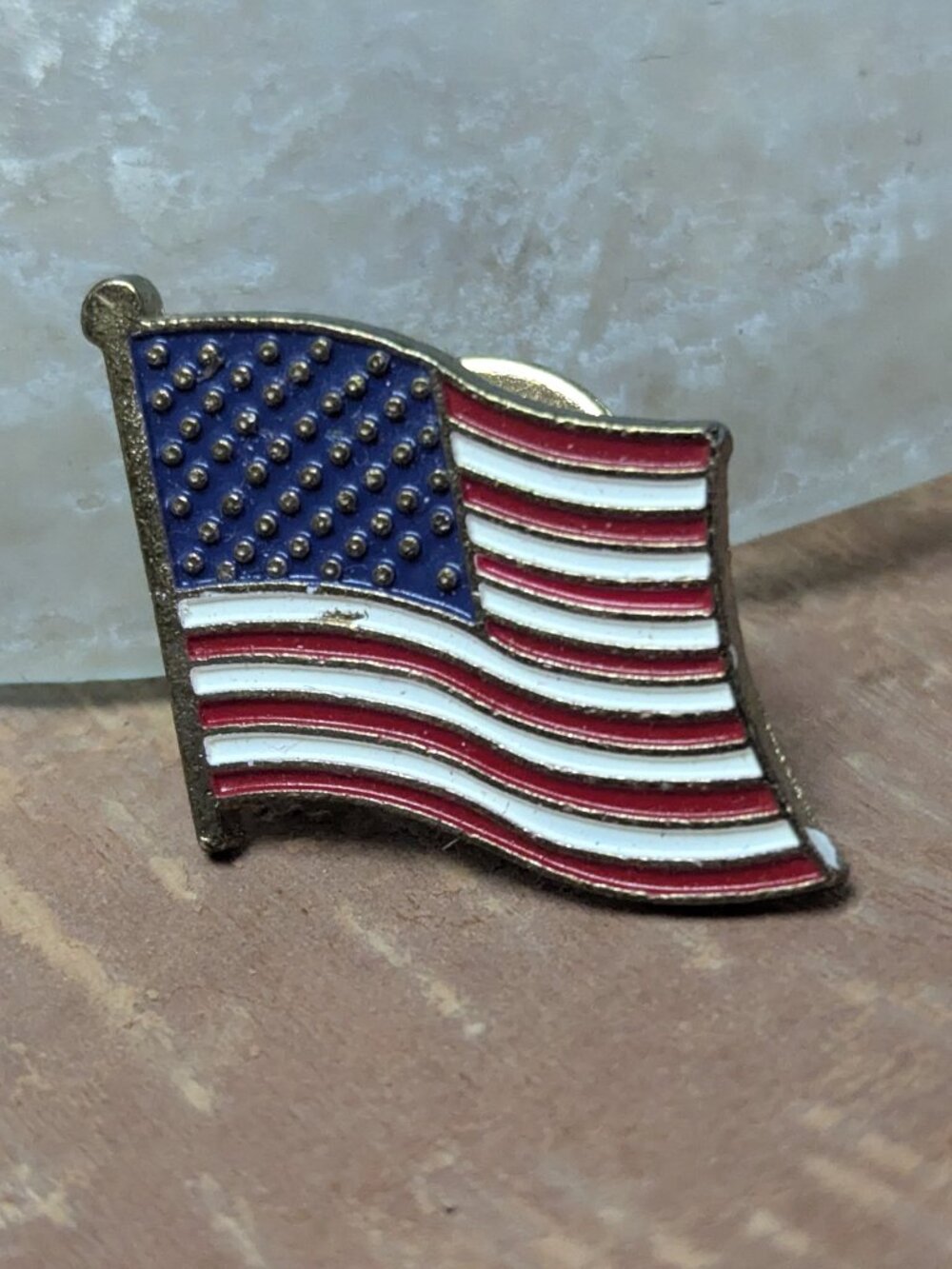 American Flag Lapel Hat Pin United States Of America Souvenir